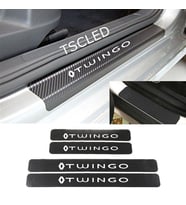 Twingo Karbon Kapı Eşiği Kaplama Sticker (4 Adet) zz204
