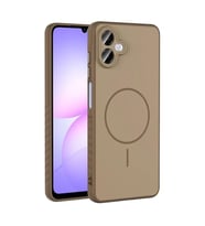Coverzone Samsung Galaxy A07 ?le Uyumlu Kamera Lens Korumal? K?l?f Magsafe Uyumlu Kablosuz ?arj �zellikli Tea Silikon Telefon K?l?f? Siyah