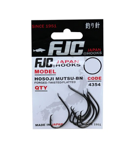 FJC 4354 Hosoji Mutsu Black Nickel İğne No:4/0 (7 Adet)