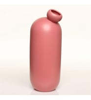 Vitale Suncoral Kırmızı Vazo Büyük 13*13*33 Cm AK.JL0034