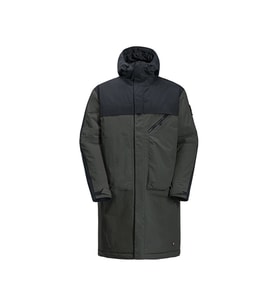 Jack Wolfskin Heumarkt 2L Parka Unisex Uzun Outdoor Montu 1116161-6502 Gri