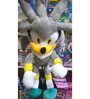 Orijinal Ithal Kumaş Sonic Peluş Oyuncak 40 Cm Shadow Echidna Knuckles Miles Tails (Gri)