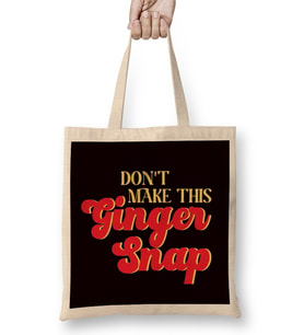 Don´t Make This Ginger Snap Redhead Christmas Cookies Bez Çanta Uzun Saplı