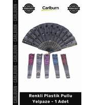#Yelpaze Kaliteli Dayanıklı Estetik Renkli Dekoratif Hediyelik Promosyon Plastik Pullu Yelpaze