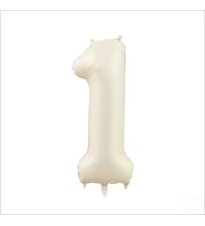 1 Yaş Rakam Krem Folyo Balon - 76 cm