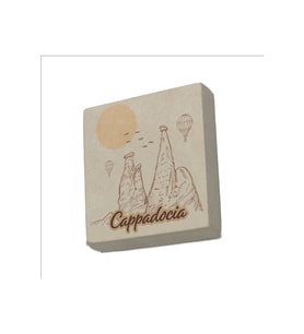 Kapadokya Baskılı Taş Magnet 5X5