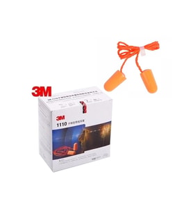 3M 1110 Kulak Tıkacı Kordonlu (100 Çİft) 1 Kutu