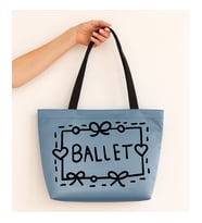 Ballet Amour Tasarım Mat Saten Çanta (İndigo Mavi)