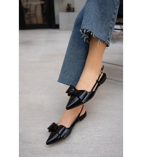 DELSİ FİYONK DETAYLI BABET (Saks)