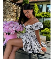 Morliva Dubai kumaş elbise 1563
