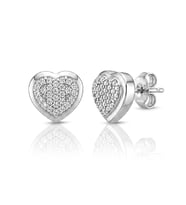 0.26 Ct Kalpli Pırlanta Küpe