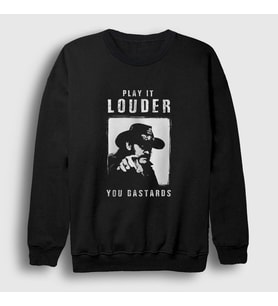Presmono Unisex Siyah Louder Motörhead Lemmy Kilmister Sweatshirt 36227tt