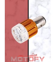 Yeni Nesil Motosiklet Far Ampülü Mavi Kırmızı Ambiyans Modlu Çakarlı Bosch Tip Duylu Led Ampül