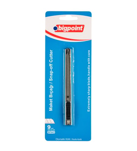 Bigpoint Maket Bıçağı Dar Metal Cep Tipi x 24 Blister