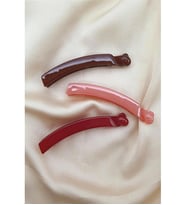 3 ADET KÜÇÜK KALİTE MUZ TOKA KAHVE/PEMBE/FUŞYA