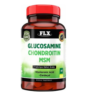 Flx Glucosamine Chondroitin Msm Hyoluronic Zerdeçal 60 Tablet (Renksiz)