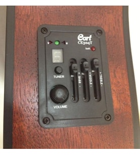 Cort AD810E-OPW Elektro Akustik Gitar  Çantalı Open Pore - Walnut