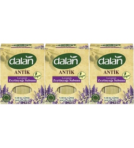 Dalan Antik Defneli Zeytinyağı Sabunu 900GR Lavantalı (3 Lü Set)