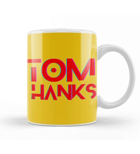 Tom Hanks Artwork Kupa Bardak Porselen