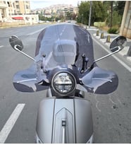 MOTOCAM Mondial Exon 125 Ön Cam 2023-2026 Model 39cm Füme Renkli 4mm Elcikli APARATSIZ