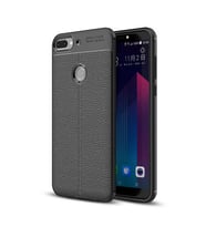 HTC Desire 12 Plus Kılıf Niss Deri Desenli Silikon Kılıf