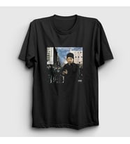 Presmono Unisex Siyah Ice Cube AmeriKKKas Most Wanted Album T-Shirt 435603tt