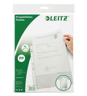 Leitz Poşet Dosya A4 11 Delikli Buzlu 100Lü