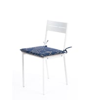 Desenli Lacivert 45x45 Minder