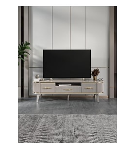 180 Cm Perast Oval Tv Ünitesi KAPİÇİNO