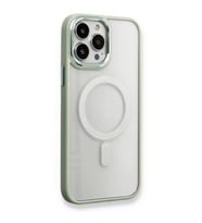 Apple İphone 14 Pro Max Kılıf Room Magneticsafe Silikon - Su Yeşili