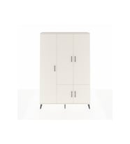 Arges Dolap 7 Raflı 5 Kapaklı Tek Askılı 132x30x195 Aytaşı-Aytaşı/Çam