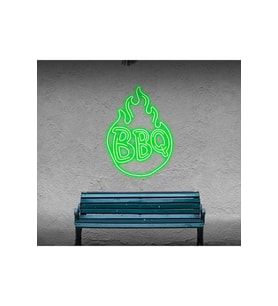 BBQ Yazılı ve Şekilli Neon Tabela