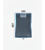 Ukinox İle Uyumlu 19.5 x 26.7 cm Hawk Aspiratör Davlumbaz Metal Yağ Filtresi 195x267mm