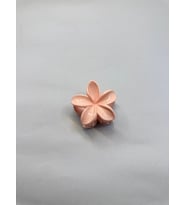 Tekli, Yavruağızı Renk 5 cm Lotus Çiçeği Mandal Toka (Yavruağzı)