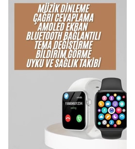 1.83 İnç Akıllı Saat Android İos Uyumlu Çağrı Cevaplayabilen Adımsayar Gps Takibi