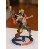 Overwatch Junkrat Figür Jamison Fawkes Figür Büyük Boy 25CM
