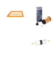 Bosch Filtre Bakım Seti Mini Cooper F55 F56 1.5 136 Beygir 2014-2015 Benzin Hava + Yağ f. + Yakıt Filtre Bosch