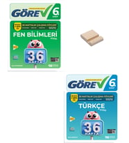 Nitelik 6. Sınıf Fen Bilimleri ve Türkçe 36 Haftalık Görev Föyleri + Telefon Standı