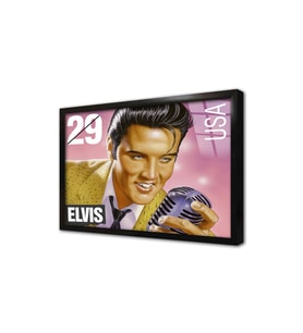 Elvis Presley Posteri Çerçeveli Cam Tablo