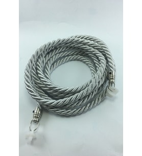 Kruvaze Perde Tül Fon Toplama Aparatı Halat Kordon Braçol 300cm Metal Uçlu 1 Adet demirkordon