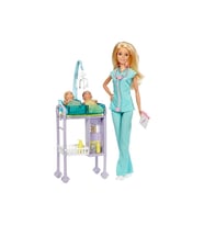 Barbie Ben Büyüyünce Meslek Setleri Çocuk Doktoru Sarışın