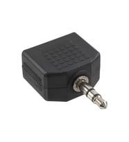 3.5 Mm Stereo Erkek - 3.5 Mm 2 Dişi Çevirici