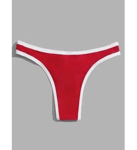 Erkek Biyeli Kırmızı Brazillian Slip