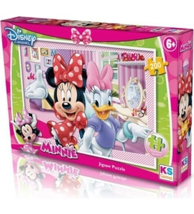KS Games 200 Parça Puzzle Minnie Mouse Lisanslı Ürün