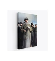 Atatürk Portre Tablosu Mustafa Kemal Atatürk Dekoratif Kanvas Tablo-FG-131