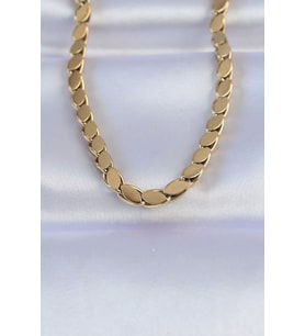 316L Çelik Gold Renk Arpa Model Kolye - TJ-BKO8748