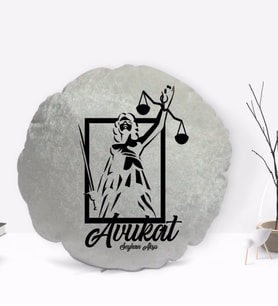 BK Gift Kişiye Özel İsimli Avukat Tasarımlı Dekoratif Kırlent Yastık-16