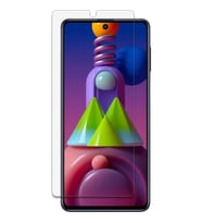 Samsung Galaxy M31S Uyumlu Ekran Koruyucu Screen Protector Tempered Glass Kristal Netliğinde %100 HD Görüntü, Yüksek Kalite Kırılmaz Temperli Cam (Şeffaf)