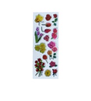 Sticker Kabartmalı Stiker Defter, Planlayıcı Etiket Gül (cb247) 16x7 cm