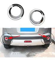 Nissan Qashqai Uyumlu 2006 2009 Arka Reflektör Çerçevesi Krom Parça